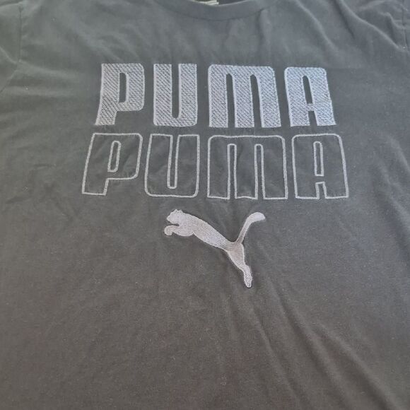 Puma Black Tee with Bold Logo - Picture 11 of 16